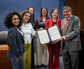 Assinatura de Inauguração da Cuidoteca da UnB. 23/02/2026 Foto: Anastácia Vaz/Secom UnB